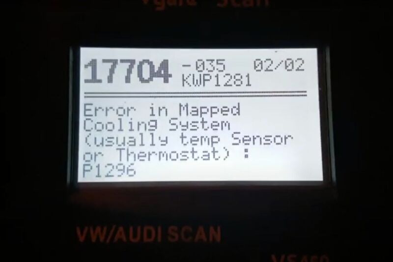 P1296 Fault Code