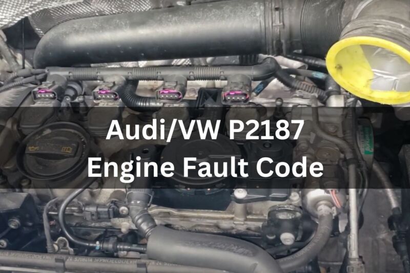 audi vw p2187 engine fault code